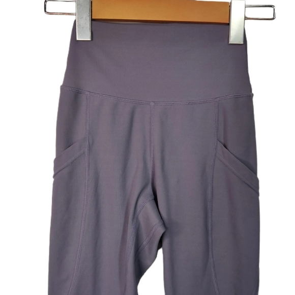 P'tula Alainah III Legging 23" Crop Purple Steel - Picture 5 of 7